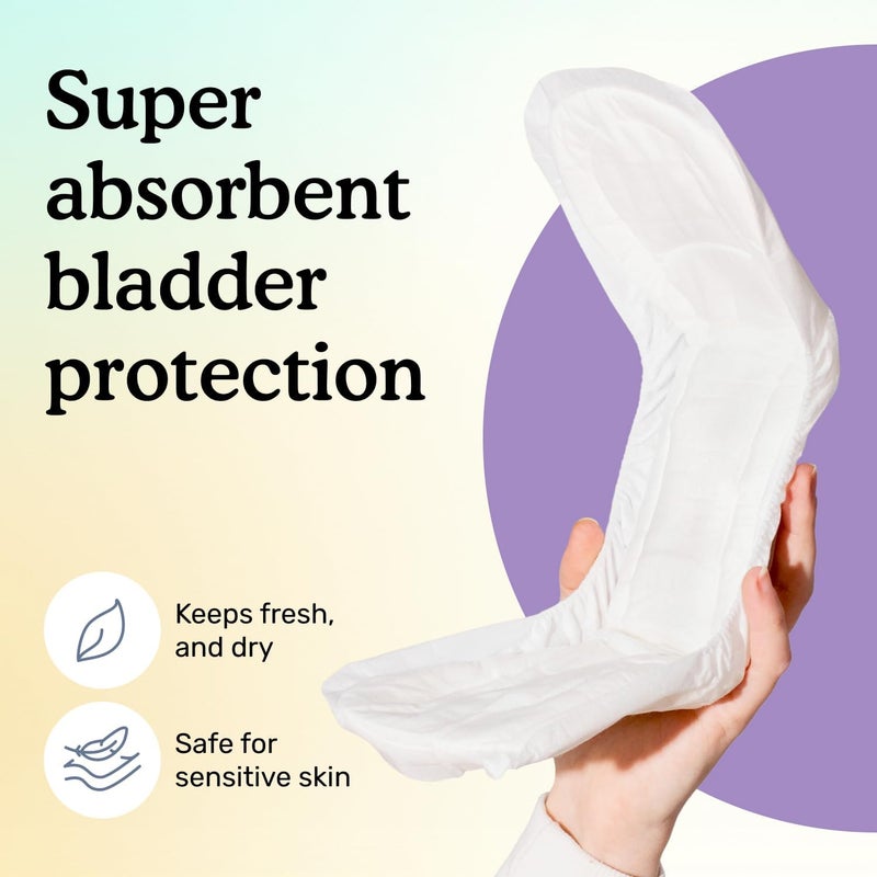 because Overnight Incontinence Pads for Women – Moderate-to-Heavy Absorbency for Nighttime Use, Long-Length Protection, 20 Count, New Version - Image 3